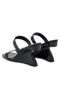 Karl Lagerfeld - KARL LAGERFELD Klapki KL34611 Czarny. Kolor: czarny. Materiał: skóra #3