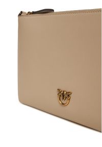 Pinko - PINKO Torebka Flat Classic AI 25-26 PCPL 100455 A0F1 Beżowy. Kolor: beżowy. Materiał: skórzane #3