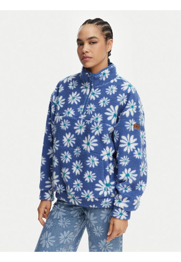 Roxy Polar Jive Talking Bonded ERJPF03208 Niebieski Oversize. Kolor: niebieski. Materiał: syntetyk