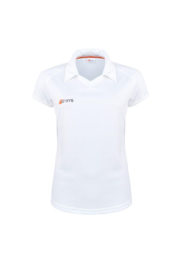 GRAYS - Damski jersey Grays Hockey Apex 750. Kolor: biały. Materiał: jersey