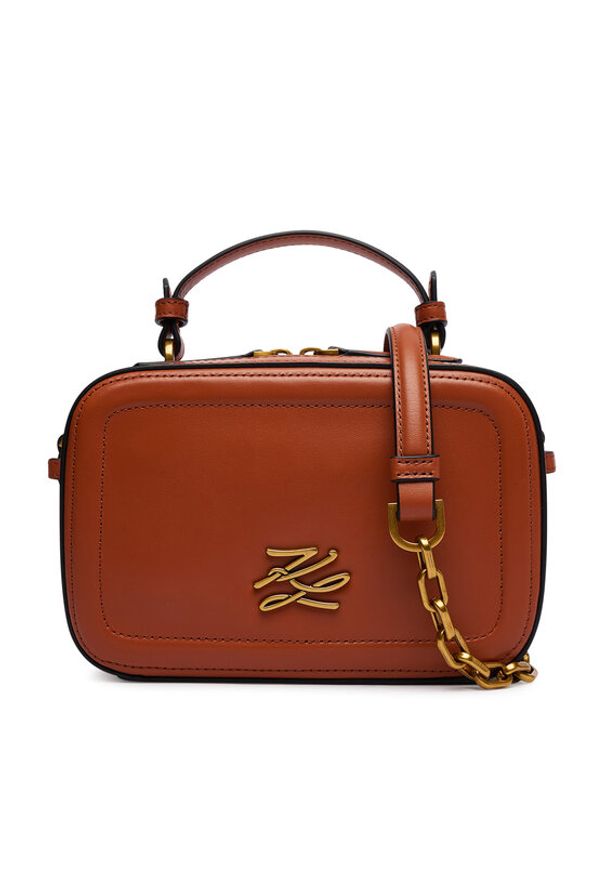 Karl Lagerfeld - KARL LAGERFELD Torebka B1W30269 Brązowy. Kolor: brązowy. Materiał: skórzane