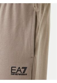 EA7 Emporio Armani Dres 8NPV63 PJVRZ U6167 Beżowy Regular Fit. Kolor: beżowy. Materiał: bawełna #3