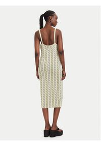 Fracomina Sukienka dzianinowa FS26SD5005K414F8 Żółty jasny Slim Fit. Kolor: żółty. Materiał: wiskoza #3