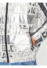 Karl Lagerfeld Jeans Kurtka przejściowa 235D1503 Srebrny Relaxed Fit. Kolor: srebrny. Materiał: syntetyk #4