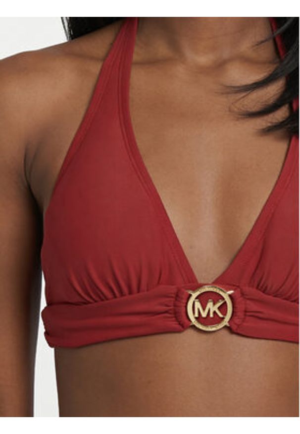 MICHAEL Michael Kors Góra od bikini MM7M275 Czerwony. Kolor: czerwony. Materiał: syntetyk