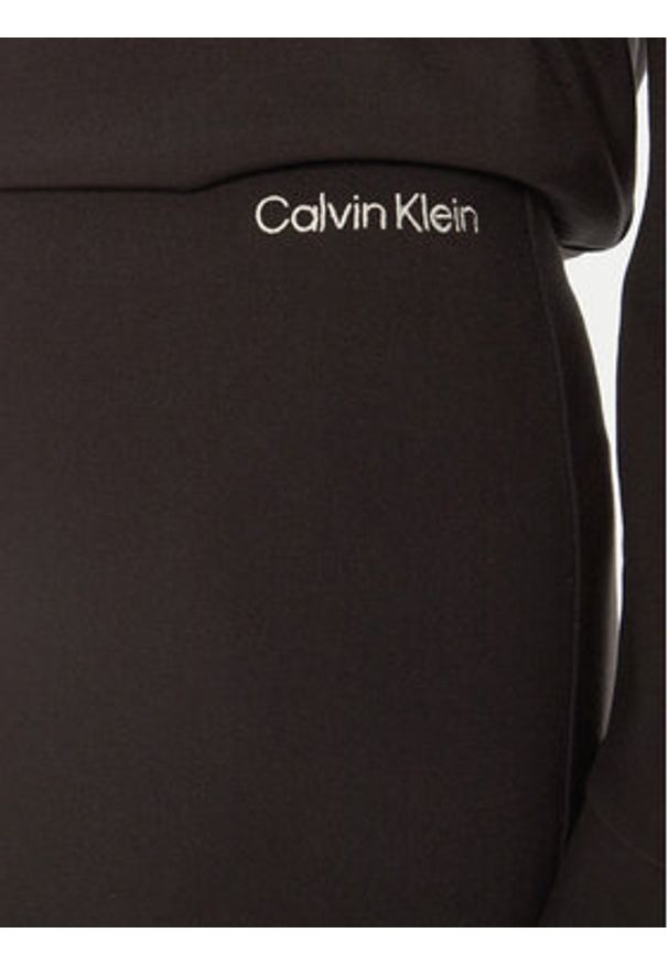 Calvin Klein Jeans Spódnica ołówkowa J20J224862 Czarny Slim Fit. Kolor: czarny. Materiał: wiskoza, syntetyk