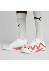 Puma - Buty piłkarskie męskie PUMA Future Match TT. Kolor: biały, różowy, czerwony, wielokolorowy. Materiał: materiał. Sport: piłka nożna