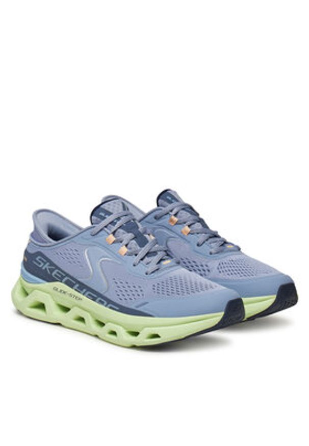 skechers - Skechers Sneakersy Glide-Step Altus- 150510/BLMT Niebieski. Kolor: niebieski. Materiał: materiał