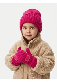 Ugg Rękawiczki dziecięce K Chunky Mitten 100030 Różowy. Kolor: różowy. Materiał: akryl #3