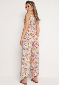 Born2be - Niebiesko-Różowy Kombinezon Alemonice. Kolor: niebieski. Długość rękawa: na ramiączkach. Długość: długie. Styl: klasyczny #3