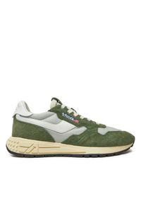 AUTRY Sneakersy WWLM HN04 Zielony. Kolor: zielony. Materiał: skóra, zamsz