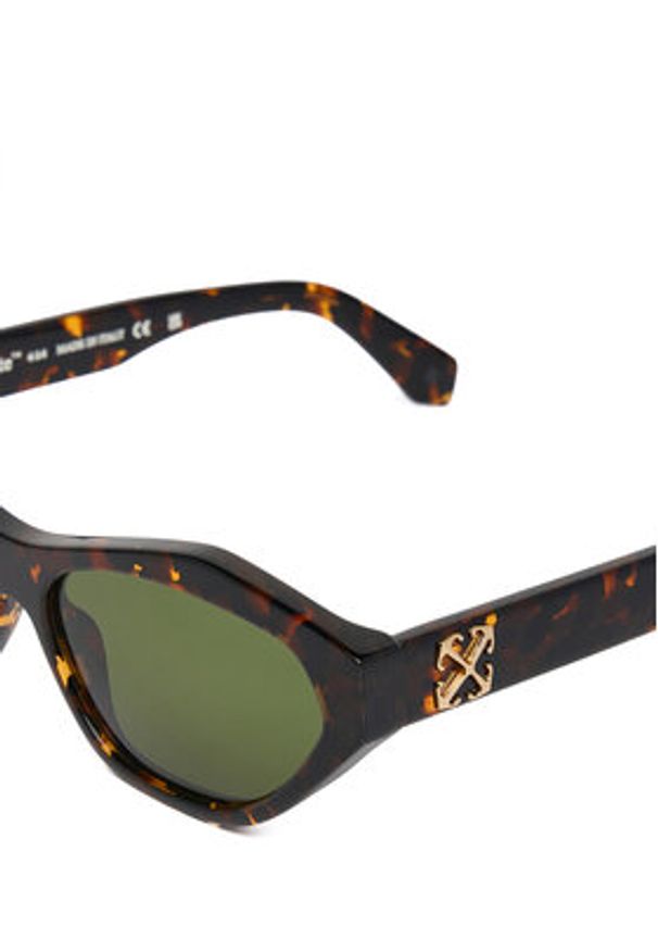 OFF-WHITE - Off-White Okulary przeciwsłoneczne OERI13H Brązowy. Kolor: brązowy