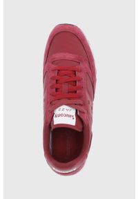 Saucony Buty kolor czerwony. Nosek buta: okrągły. Zapięcie: sznurówki. Kolor: czerwony. Materiał: guma #5