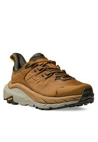 HOKA - Hoka Trekkingi Kaha 2 Low GTX GORE-TEX 1123190 Brązowy. Kolor: brązowy. Materiał: nubuk, skóra. Technologia: Gore-Tex. Sport: turystyka piesza #5