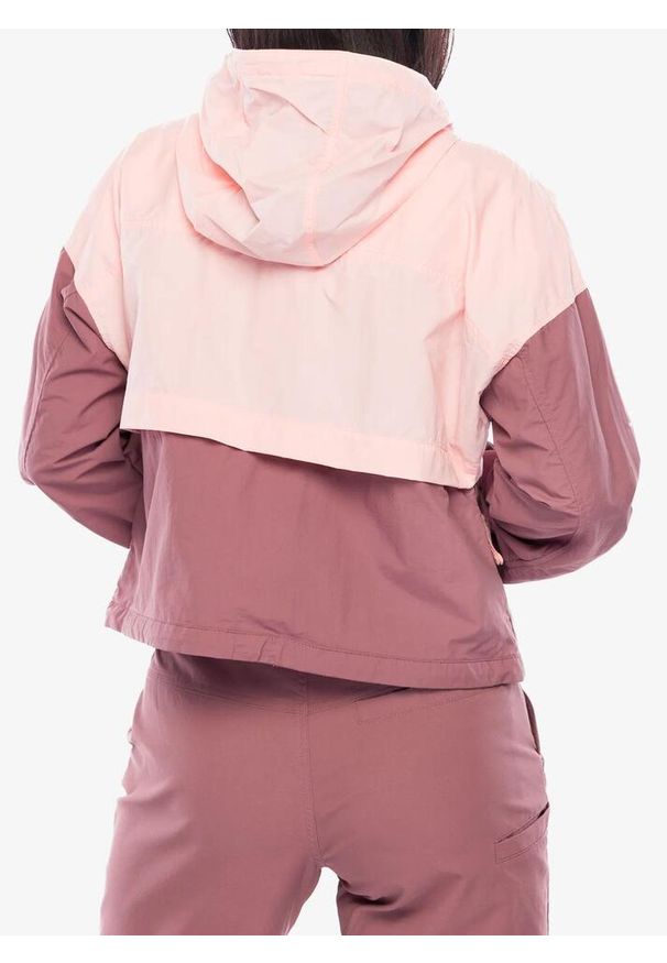 columbia - Kurtka wiatrówka damska Columbia Spire Valley Cropped Windbreaker. Kolor: różowy