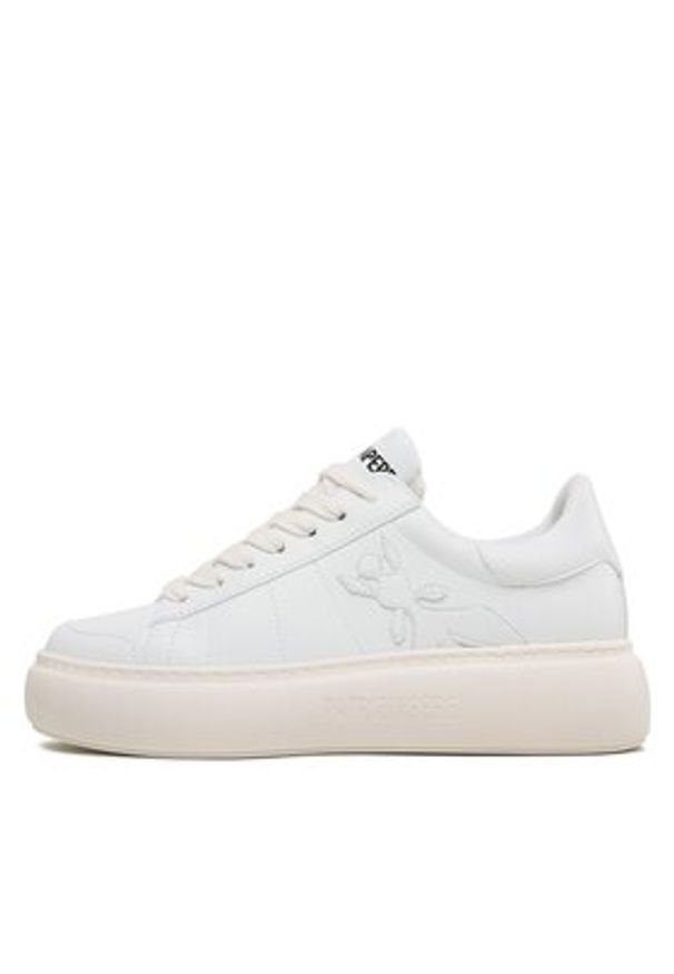 Patrizia Pepe Sneakersy 8Z0080/E028-W233 Biały. Kolor: biały. Materiał: skóra