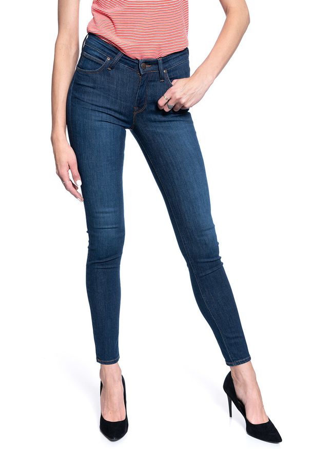 Lee - DAMSKIE SPODNIE JEANSOWE LEE SCARLETT FOSTER DARK L526MHBM 112111755