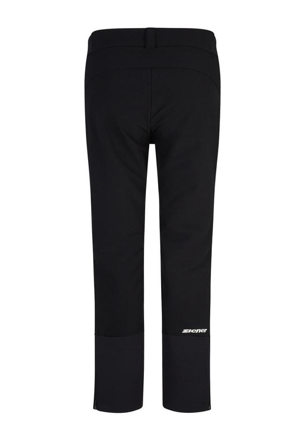Spodnie softshell damskie Ziener Nolane. Kolor: czarny. Materiał: softshell. Sezon: zima. Sport: narciarstwo