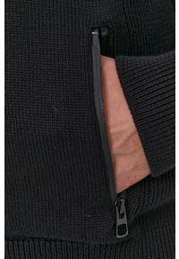 Desigual Sweter męski kolor czarny. Okazja: na co dzień. Kolor: czarny. Materiał: dzianina, bawełna. Styl: casual #6