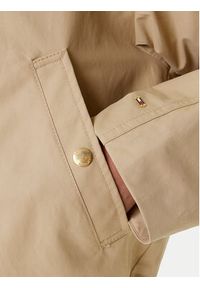TOMMY HILFIGER - Tommy Hilfiger Kurtka bomber WW0WW45619 Beżowy Relaxed Fit. Kolor: beżowy. Materiał: bawełna #4