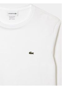 Lacoste Longsleeve TH6712 Biały Regular Fit. Kolor: biały. Materiał: bawełna. Długość rękawa: długi rękaw