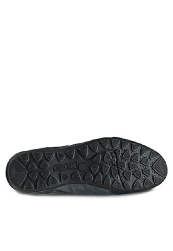 Geox Sneakersy U Ravex U463FC 0EK22 C4002 Granatowy. Kolor: niebieski. Materiał: skóra