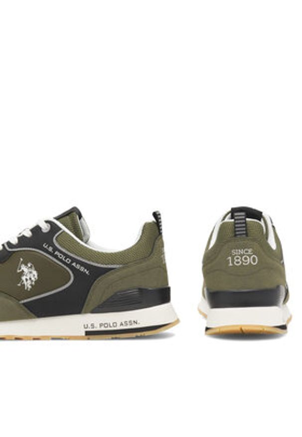 U.S. Polo Assn. Sneakersy TABRY007A Khaki. Kolor: brązowy. Materiał: materiał