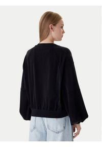 Guess Bluza W6RQ13 KD332 Czarny Regular Fit. Kolor: czarny. Materiał: wiskoza #2