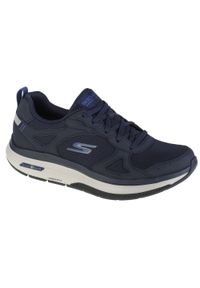 skechers - Buty do chodzenia męskie, Skechers Go Walk Workout Walker. Kolor: niebieski. Sport: turystyka piesza