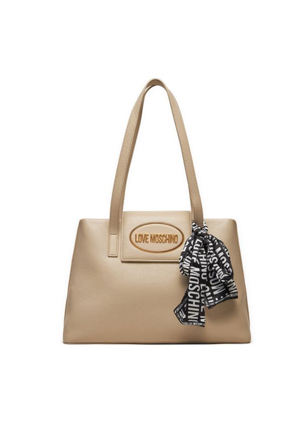 Love Moschino - LOVE MOSCHINO Torebka JC4037PP1LLE111A Écru. Materiał: skórzane