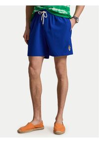 Polo Ralph Lauren Szorty kąpielowe 710B13656001 Niebieski Classic Fit. Kolor: niebieski. Materiał: syntetyk #1