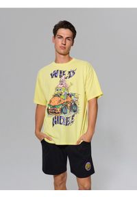 Sinsay - Bawełniana piżama dwuczęściowa SpongeBob - wielobarwny. Materiał: bawełna #1