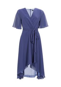 Swing Sukienka koktajlowa 5AI10200 Niebieski Regular Fit. Kolor: niebieski. Materiał: syntetyk. Styl: wizytowy #4