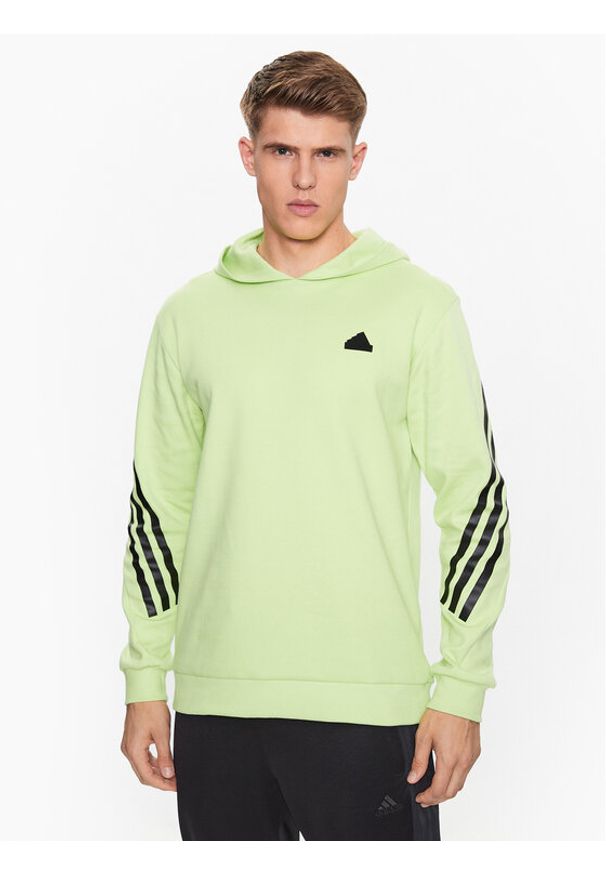 Adidas - Bluza adidas. Kolor: zielony