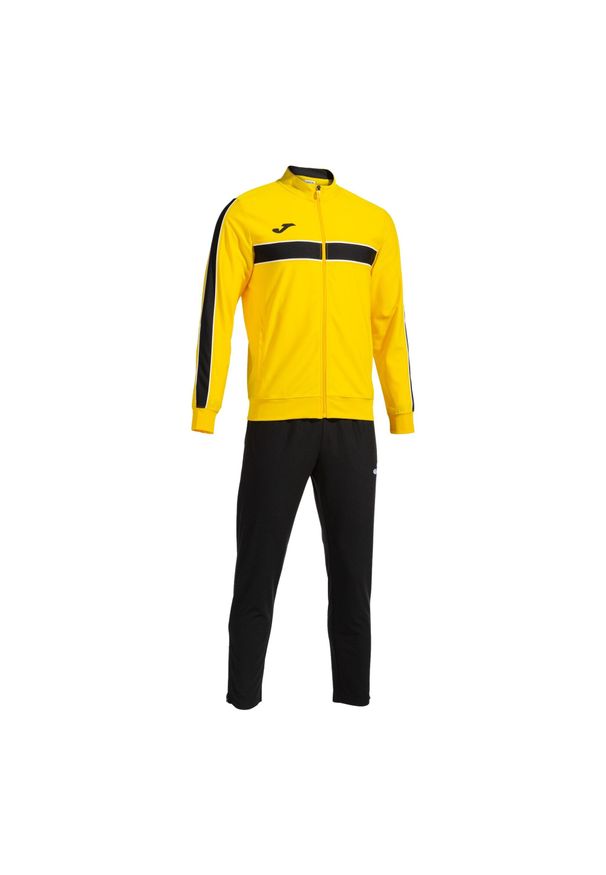 Dres Joma Victory. Kolor: wielokolorowy, żółty, czarny. Materiał: dresówka. Sport: piłka nożna, fitness