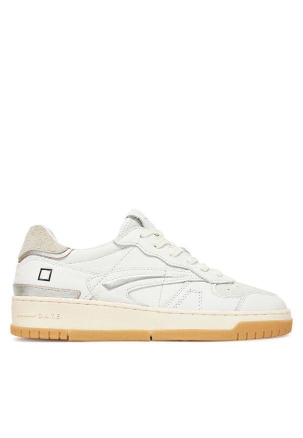 D.A.T.E. Sneakersy Hill Low W421-TP-CA Biały. Kolor: biały. Materiał: skóra