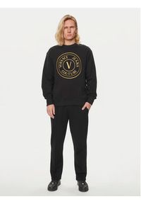 Versace Jeans Couture Bluza 76GAIT04 Czarny Regular Fit. Kolor: czarny. Materiał: bawełna #3
