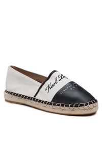 Karl Lagerfeld - KARL LAGERFELD Espadryle KL80123 Écru. Materiał: materiał