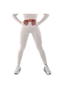 R-EVENGE - Techniczne legginsy z efektem push-up i idealną sylwetką.. Kolor: biały. Materiał: elastan. Sport: fitness #1