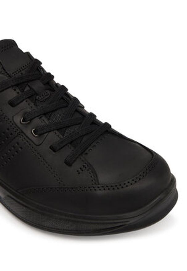 ecco - ECCO Sneakersy 52280451052 Czarny. Kolor: czarny. Materiał: skóra