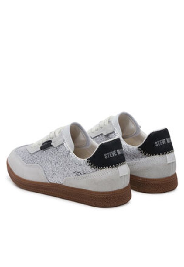 Steve Madden Sneakersy Emporia SM11003419 Srebrny. Kolor: srebrny. Materiał: materiał