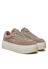 Calvin Klein Jeans Sneakersy YW0YW01638 Szary. Kolor: szary. Materiał: materiał #6