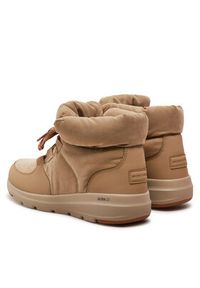 skechers - Skechers Botki Glacial Ultra - Trend Up 144194 Beżowy. Kolor: beżowy. Materiał: materiał #6