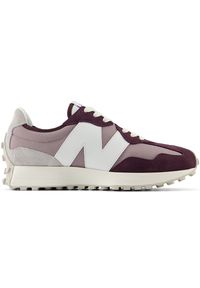 Buty unisex New Balance U327CF – fioletowe. Okazja: na co dzień. Kolor: fioletowy. Materiał: guma, zamsz, materiał, skóra. Szerokość cholewki: normalna