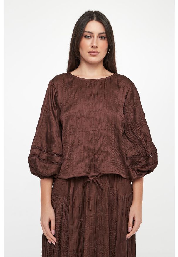 Joseph Ribkoff - Bluzka damska satynowa JOSEPH RIBKOFF. Materiał: satyna