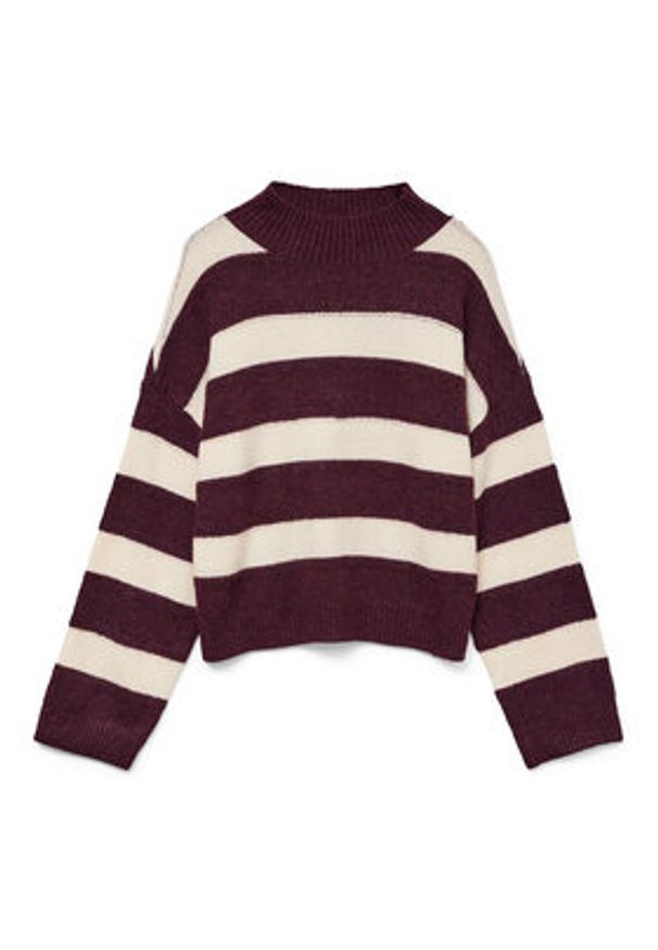 Vero Moda Sweter Inez 10331538 Fioletowy Regular Fit. Kolor: fioletowy. Materiał: syntetyk