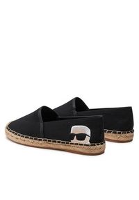 Karl Lagerfeld - KARL LAGERFELD Espadryle KL80111N Czarny. Kolor: czarny. Materiał: materiał