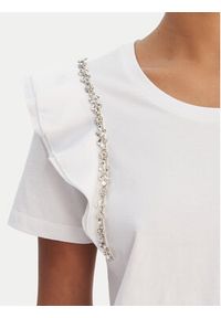 Fracomina Bluzka FR26ST3039J40001 Écru Regular Fit. Materiał: bawełna #5