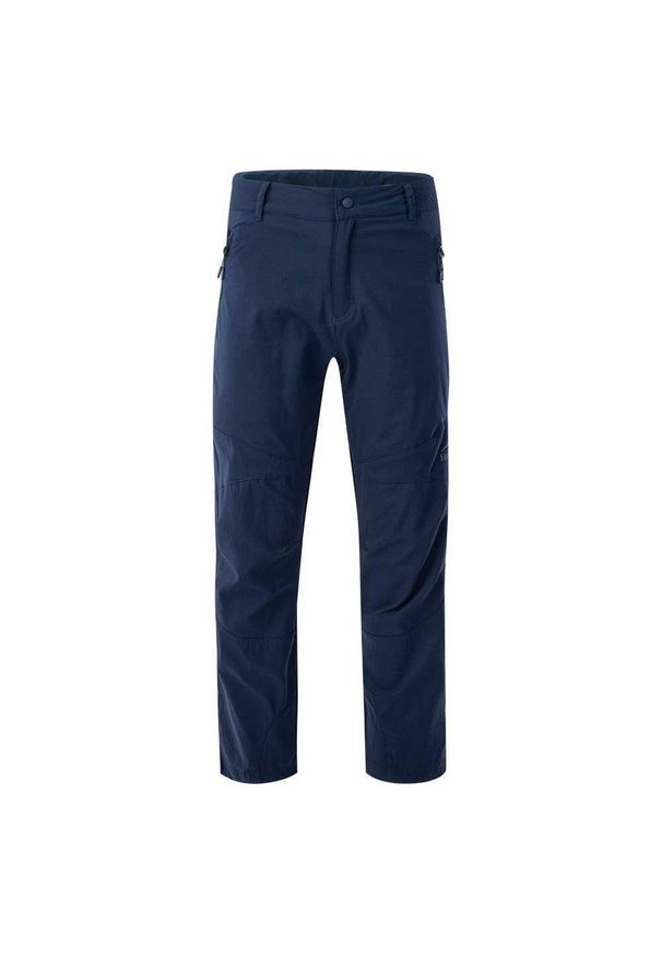 Elbrus - Spodnie Na Piesze Wędrówki Męskie Softshell Gaude. Kolor: niebieski. Materiał: softshell. Sezon: lato. Sport: turystyka piesza