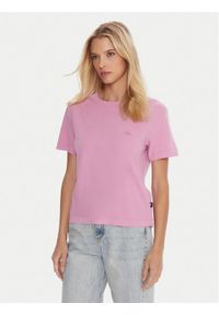 Quiksilver T-Shirt Essential EQWZT03196 Fioletowy Regular Fit. Kolor: fioletowy. Materiał: bawełna